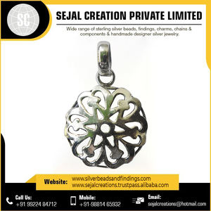 Fourniture en gros de pendentifs en pierres précieuses en argent sterling 925 breloques fines avec placage d'argent commande en gros à bas prix - Product Image 4