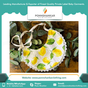 Baberos de algodón suave para bebé, Bandana de buena calidad, de la India - Product Image 2