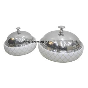 Casseroles isolées durables de grande capacité Serveur Hot Pot Lot de deux pour la maison Hôtel Restaurant Café Usage décoratif Article - Product Image 1