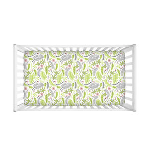 Algodón orgánico puro cómodo bebé equipados hoja de cuna fabricante - Product Image 1