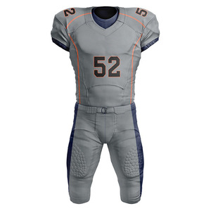 American <b>Football</b> Uniform Breathable Polyester Sportswear Quick Dry Sublimated Plus Size Clothing - Product Image 1