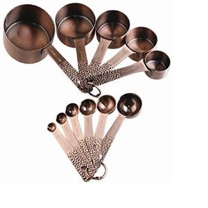 Tazas medidoras de acero inoxidable con acabado de espejo y medidas grabadas, perfectas para cocinar, hornear y herramientas de barra - Product Image 2