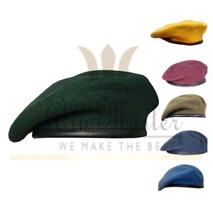 Approvisionnement d'usine en gros béret en laine confortable pour une utilisation cérémonielle en extérieur - Product Image 1
