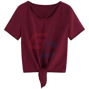 เสื้อทีเชิ้ตลำลองขนาดใหญ่พิเศษของผู้หญิงผ้าสแปนเด็กซ์เนื้อนุ่มระบายอากาศได้ดีผ้าชีฟองคอกลมมีโลโก้เสื้อผ้าธรรมดาสำหรับผู้หญิง - Product Image 1