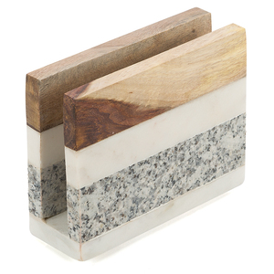 Marble & Wood <b>Napkin</b> <b>Holder</b> square Shape <b>Napkin</b> for Hotel Wholesale Home Party Hand Made for Hot Sale Product - Product Image 4