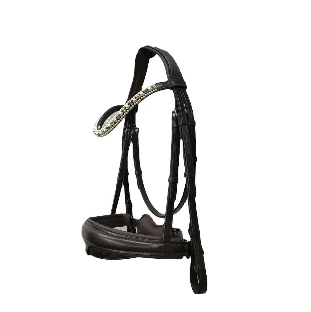 Horse Bridle Premium Quality Indian Leather Equestrian Horse Riding Bridle