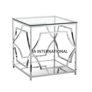 เฟอร์นิเจอร์โต๊ะกาแฟโต๊ะกลางมีสไตล์ใหม่เฟอร์นิเจอร์กรอบกลมพร้อมหินอ่อนตกแต่งหรูหราโต๊ะซ้อน - Product Image 4