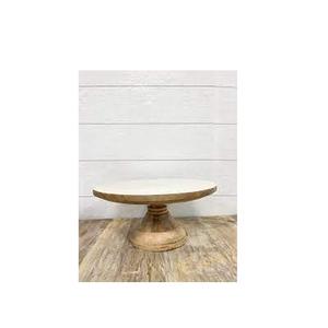 Vente chaude, grand support à gâteau en bois d'acacia pour mariage, avec trois étages, plateau de service pour desserts, pour une utilisation artisanale - Product Image 3