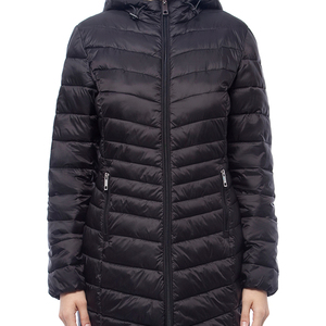 Veste bouffante personnalisée pour femmes, noir et blanc, de haute qualité, personnalisé, nouvelle collection - Product Image 1