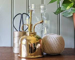 Meilleur flacon pulvérisateur Plant Mister en laiton de style vintage pour plantes d'intérieur et d'extérieur en métal de fabricant indien - Product Image 3