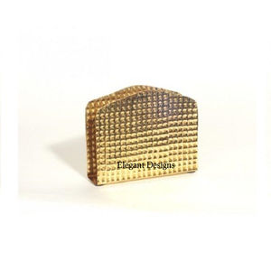 Porte-serviettes suspendu en métal, décoration de table, vente en gros, porte-mouchoirs de luxe, forme personnalisée, fait main, moderne et contemporain - Product Image 4