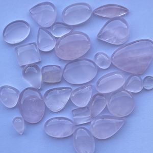 หินโรสควอตซ์ธรรมชาติขนาด20มม. 30มม. ฟรีไซส์ผสมทรงหลวมปรับเทียบได้ผู้ผลิตขายส่งออนไลน์จำนวนมาก - Product Image 2