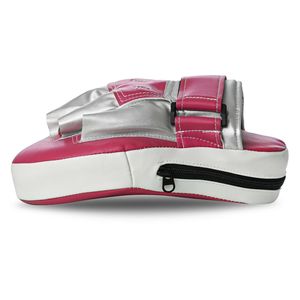 Venta al por mayor profesional hecho a medida de cuero de vaca duradero/PU curvo Kick Focus Pads Hook Jab Mitts Punching Boxing Muay Thai - Product Image 3