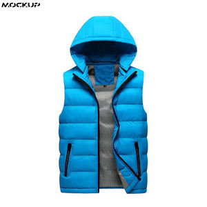 Mode hiver bouffant gilet hommes femmes Logo personnalisé rembourré sans manches doudoune vêtements de plein air chauds - Product Image 4