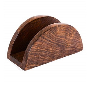 Soporte para caja de pañuelos de bambú, organizador moderno para uso en el hogar y la oficina, grabados artísticos únicos y pulidos brillantes para una decoración elegante - Product Image 2