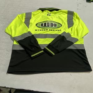 Polo jaune HI VIS personnalisé OEM Chemises à manches courtes - Product Image 4