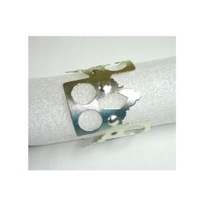 Anillo de Servilleta de Diseño Elegante Chapado en Oro con Alambre de Hierro, Juego de 3 Anillos de Servilleta para Bodas, Soporte Decorativo para Servilletas de Papel - Product Image 3