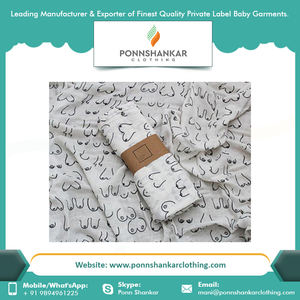 Solid Color Customized Soft Organic Cotton Baby Blankets Swaddle BabyAdjustable Swaddle Wrap - Product Image 4