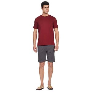 <b>Men's</b> Casual Summer Set-<b>Red</b> Color Shirt & <b>Shorts</b> for Youth - Product Image 1