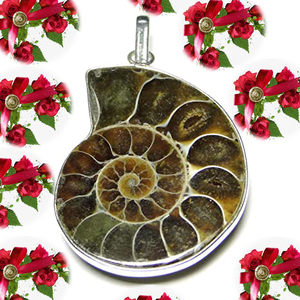 Agate solide naturelle en argent Sterling plaqué pendentif bijoux au prix de gros nouveauté bijoux pour cadeau de la Saint-Valentin - Product Image 1