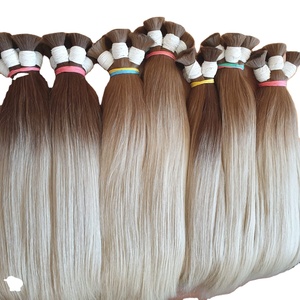 Cheveux vierges Remy vietnamiens en vrac - Prix de gros Marque Worldhair Double trame machine 100G pour toutes les couleurs - Product Image 1
