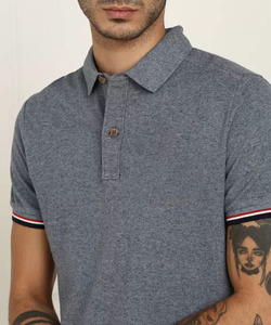 New Arrival Men's Quick Dry Fashion for Polo <b>Shirts</b> 100% Cotton with Custom Logo Work <b>Collar</b> Golf <b>T</b> <b>Shirts</b> - Product Image 5