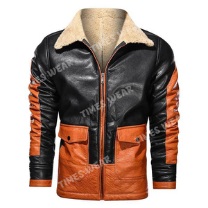Chaqueta de cuero de imitación para hombre, chaqueta personalizada de alta calidad, hecha en paquistaní, la más Popular - Product Image 3