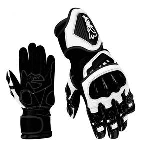 ถุงมือมอเตอร์ไซค์แบบห้านิ้ว ป้องกันลม ผลิตจากหนังคาร์บอนไฟเบอร์  รองรับการสัมผัสหน้าจอ ป้องกันการกระแทก สำหรับการแข่งรถ ปลอดภัย ใช้ได้ทั้งชายและหญิง - Product Image 3