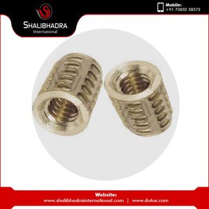 Écrous hexagonaux à insertion en laiton de précision SHALIBHADRA INTERNATIONAL – Finition polie, normes ISO, disponibles en M4, M6 et M8 - Product Image 3