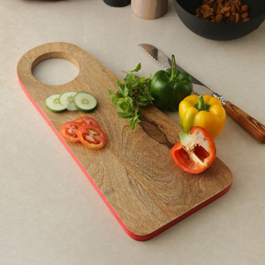 เขียงไม้มะม่วงสำหรับหั่นผักผลไม้พิซซ่าขนมปังเครื่องครัวสำหรับตัด - Product Image 2