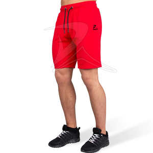 Pantalones cortos de gimnasio de algodón profesional para hombre, deportes activos informales, cintura media, transpirables, de secado rápido, diseño personalizado, tallas sólidas, a la venta - Product Image 3