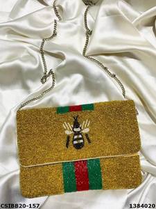 Bolso bandolera con cuentas bohemio hecho a mano para damas, uso diario, diseñador de noche, Banjara, bolsos hechos a mano - Product Image 5