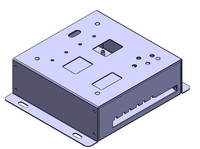 Boîtier d'ordinateur personnalisé SEIKI Mini-ITX en alliage d'aluminium/plastique/acrylique/acier, boîte de contrôle UPS, refroidissement latéral, alimentation