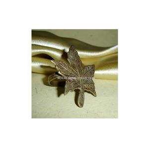 Servilletero de Metal de diseño atractivo, organizador de pañuelos, servilletero en forma de hoja niquelada para el hogar, suministros de Hotel - Product Image 5