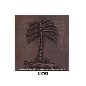 Tuiles en gros supérieures de cuivre antiques avec la conception de cocotier pour l'hôtel et la villa - Product Image 1