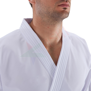Uniforme de entrenamiento de artes marciales suave y transpirable de Karate Gi blanco de diseño personalizado - Product Image 5