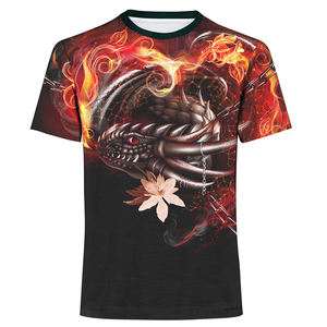 Venta al por mayor personalizado impreso 100% algodón hombres manga corta Camiseta poliéster en blanco sublimación diseño - Product Image 5