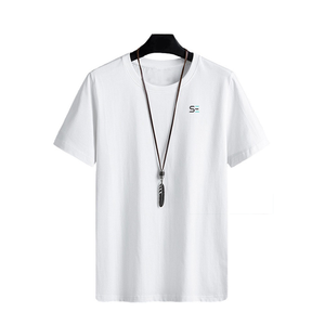 High Quality Wholesale 100% Soft <b>Polyester</b> Men <b>Tshirt</b> Sublimation T Shirts Plain Custom Printing White Blank Men T-shirt - Product Image 6