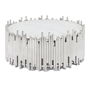 Personalized Marble Coffee Side <b>Stool</b> High Quality Antique Unique Hotel Home Room Wedding Restaurant Made in India Hot Selling - Product Image 1