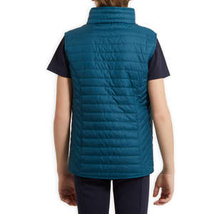 Último diseño transpirable Stand Collar Jumping Rider Gilet chaleco prendas de vestir exteriores chaquetas ecuestres para niños por Standard International - Product Image 5