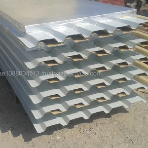 Aluminium folien boden Isolierte Sandwich platten/Dach-und Wand sandwich platten mit einseitiger Aluminium folie in Dubai/Oman/Katar