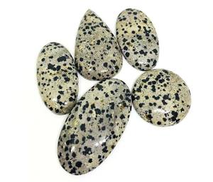 Zving — Cabochon en pierre précieuse, jaspe noir, pierre précieuse, taille libre, pour la fabrication de bijoux, vente en gros - Product Image 3