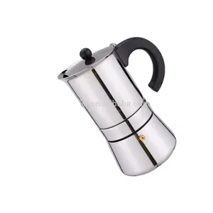 ATS-PL001AOTAISI supplier manufacturer espresso coffee pots stainless steel moka coffee maker