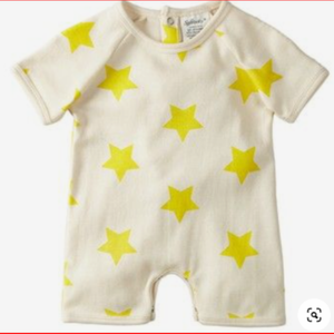 cotton <b>baby</b> rompers with half sleeve leg and hand - Product Image 1