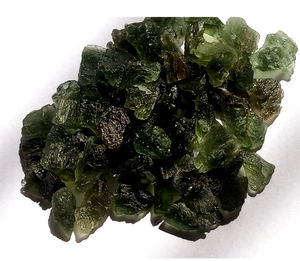 Collar de Moldavita Natural Muy Raro, Piedra en Bruto con Certificado IGI de Alta Calidad, Joyería con Conector de Peso Personalizado de HARI OM CREATIONS - Product Image 2