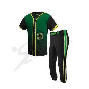 Uniformes de Béisbol Personalizados para Hombre, Tallas Grandes, Venta al por Mayor, Impresión Personalizada, Conjuntos de Uniformes Deportivos Transpirables de Secado Rápido - Product Image 1
