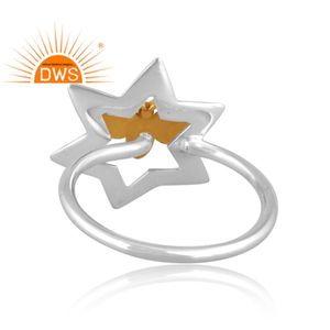 Anillo de Plata de Ley 925 con Baño de Oro y Diseño de Abeja, Tendencia 2026, para Mujer, Fabricante de Joyería de Plata - Product Image 4