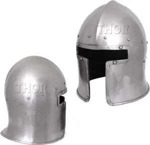 Средневековые Рыцари Barbuta шлем Templar Crusader Armor Barbute козырек Helmet18Ga Sca отличный шлем