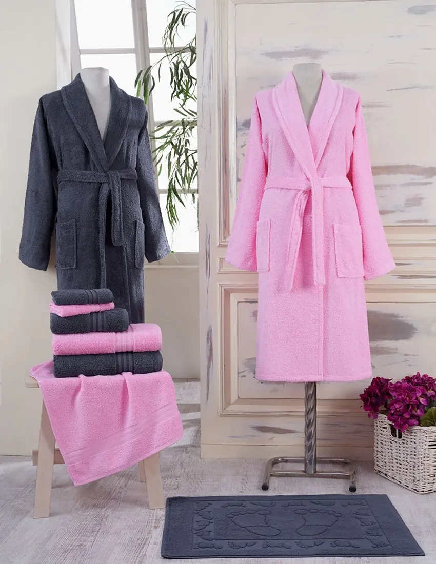 High Quality Best Price 100 Turkish Cotton Luxury Bathrobes Towels Sets Home Textile Products Turkish Manufacturer