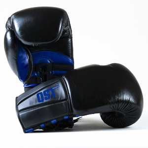 Gants en cuir de haute qualité unisexes de 14oz pour l'entraînement physique Logo personnalisé essentiel pour la conception à lacets des arts martiaux et de la boxe - Product Image 3